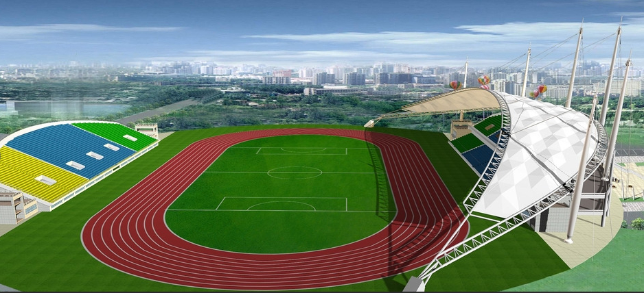 深圳中小学塑胶跑道施工，预制型塑胶跑道施工案例分享