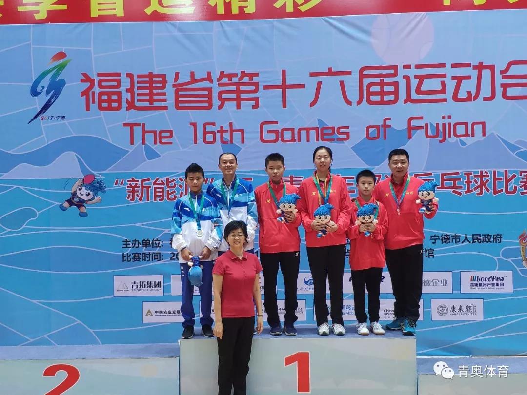 比赛结果公布 | 福建省第十六届运动会（青少儿部）乒乓球比赛